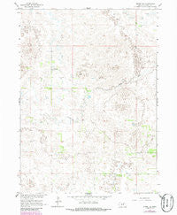 Emmet SE Nebraska Historical topographic map, 1:24000 scale, 7.5 X 7.5 Minute, Year 1964