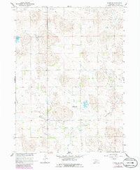 Emmet SW Nebraska Historical topographic map, 1:24000 scale, 7.5 X 7.5 Minute, Year 1964