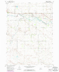 Emmet Nebraska Historical topographic map, 1:24000 scale, 7.5 X 7.5 Minute, Year 1964