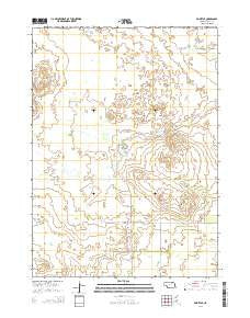 Emmet SE Nebraska Current topographic map, 1:24000 scale, 7.5 X 7.5 Minute, Year 2014
