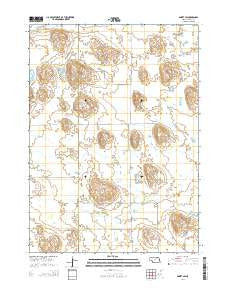 Emmet SW Nebraska Current topographic map, 1:24000 scale, 7.5 X 7.5 Minute, Year 2014