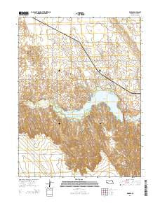 Enders Nebraska Current topographic map, 1:24000 scale, 7.5 X 7.5 Minute, Year 2014