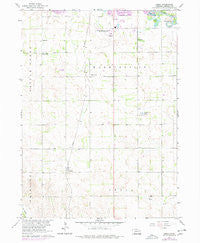Enola Nebraska Historical topographic map, 1:24000 scale, 7.5 X 7.5 Minute, Year 1963