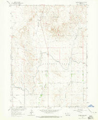 Erdman Ranch Nebraska Historical topographic map, 1:24000 scale, 7.5 X 7.5 Minute, Year 1963