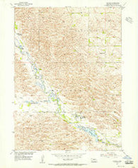 Ericson Nebraska Historical topographic map, 1:24000 scale, 7.5 X 7.5 Minute, Year 1954