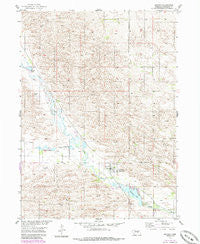 Ericson Nebraska Historical topographic map, 1:24000 scale, 7.5 X 7.5 Minute, Year 1954