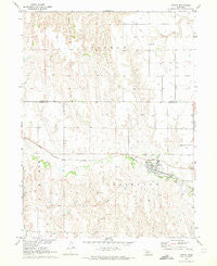 Eustis Nebraska Historical topographic map, 1:24000 scale, 7.5 X 7.5 Minute, Year 1970