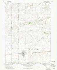 Exeter Nebraska Historical topographic map, 1:24000 scale, 7.5 X 7.5 Minute, Year 1969