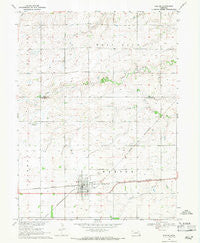Exeter Nebraska Historical topographic map, 1:24000 scale, 7.5 X 7.5 Minute, Year 1969
