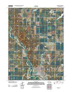 Fairbury Nebraska Historical topographic map, 1:24000 scale, 7.5 X 7.5 Minute, Year 2011