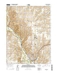 Fairbury Nebraska Current topographic map, 1:24000 scale, 7.5 X 7.5 Minute, Year 2014