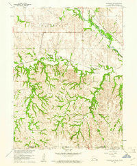 Fairbury SW Nebraska Historical topographic map, 1:24000 scale, 7.5 X 7.5 Minute, Year 1960
