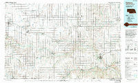 Fairbury Nebraska Historical topographic map, 1:100000 scale, 30 X 60 Minute, Year 1985
