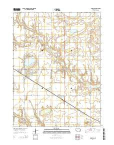 Fairfield Nebraska Current topographic map, 1:24000 scale, 7.5 X 7.5 Minute, Year 2014