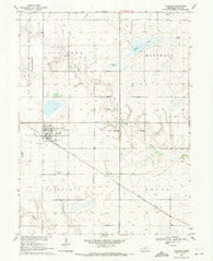 Fairfield Nebraska Historical topographic map, 1:24000 scale, 7.5 X 7.5 Minute, Year 1969