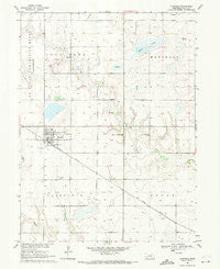 Fairfield Nebraska Historical topographic map, 1:24000 scale, 7.5 X 7.5 Minute, Year 1969
