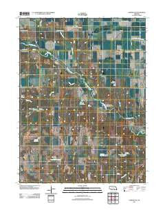 Fairfield SE Nebraska Historical topographic map, 1:24000 scale, 7.5 X 7.5 Minute, Year 2011