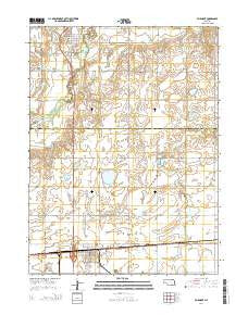 Fairmont Nebraska Current topographic map, 1:24000 scale, 7.5 X 7.5 Minute, Year 2014