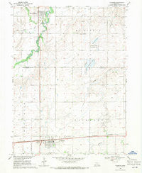 Fairmont Nebraska Historical topographic map, 1:24000 scale, 7.5 X 7.5 Minute, Year 1969