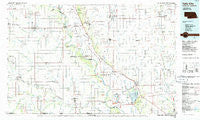 Falls City Nebraska Historical topographic map, 1:100000 scale, 30 X 60 Minute, Year 1986