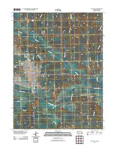 Falls City Nebraska Historical topographic map, 1:24000 scale, 7.5 X 7.5 Minute, Year 2011