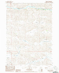 Farm Flat Nebraska Historical topographic map, 1:24000 scale, 7.5 X 7.5 Minute, Year 1985