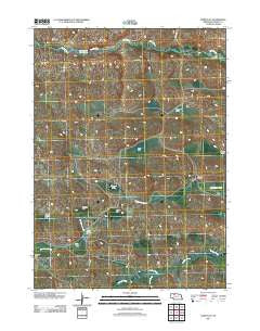 Farm Flat Nebraska Historical topographic map, 1:24000 scale, 7.5 X 7.5 Minute, Year 2011