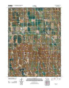 Farnam Nebraska Historical topographic map, 1:24000 scale, 7.5 X 7.5 Minute, Year 2011