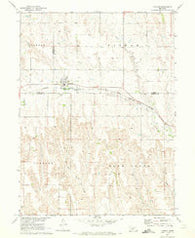 Farnam Nebraska Historical topographic map, 1:24000 scale, 7.5 X 7.5 Minute, Year 1970