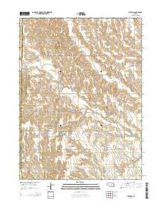 Farwell Nebraska Current topographic map, 1:24000 scale, 7.5 X 7.5 Minute, Year 2014