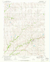 Filley Nebraska Historical topographic map, 1:24000 scale, 7.5 X 7.5 Minute, Year 1970