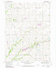 Filley Nebraska Historical topographic map, 1:24000 scale, 7.5 X 7.5 Minute, Year 1970