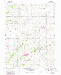 Filley Nebraska Historical topographic map, 1:24000 scale, 7.5 X 7.5 Minute, Year 1970