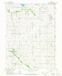 Firth Nebraska Historical topographic map, 1:24000 scale, 7.5 X 7.5 Minute, Year 1965