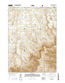 Five Points Nebraska Current topographic map, 1:24000 scale, 7.5 X 7.5 Minute, Year 2014