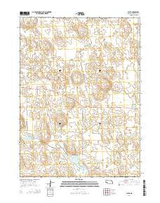 Flats Nebraska Current topographic map, 1:24000 scale, 7.5 X 7.5 Minute, Year 2014
