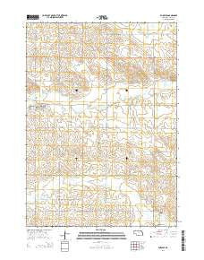 Fordyce Nebraska Current topographic map, 1:24000 scale, 7.5 X 7.5 Minute, Year 2014