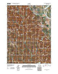 Fort Calhoun Nebraska Historical topographic map, 1:24000 scale, 7.5 X 7.5 Minute, Year 2010