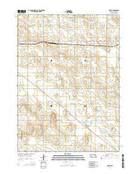 Foster Nebraska Current topographic map, 1:24000 scale, 7.5 X 7.5 Minute, Year 2014