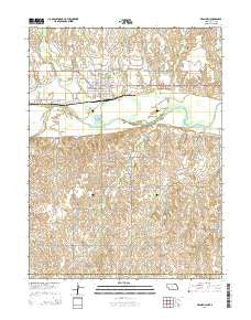 Franklin Nebraska Current topographic map, 1:24000 scale, 7.5 X 7.5 Minute, Year 2014