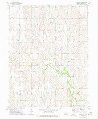 Franklin NE Nebraska Historical topographic map, 1:24000 scale, 7.5 X 7.5 Minute, Year 1974