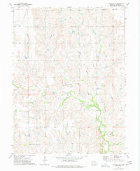 Franklin NE Nebraska Historical topographic map, 1:24000 scale, 7.5 X 7.5 Minute, Year 1974