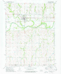 Franklin Nebraska Historical topographic map, 1:24000 scale, 7.5 X 7.5 Minute, Year 1974