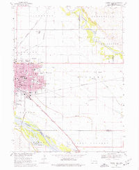 Fremont East Nebraska Historical topographic map, 1:24000 scale, 7.5 X 7.5 Minute, Year 1968