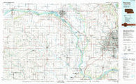 Fremont Nebraska Historical topographic map, 1:100000 scale, 30 X 60 Minute, Year 1982