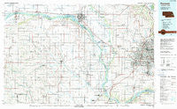 Fremont Nebraska Historical topographic map, 1:100000 scale, 30 X 60 Minute, Year 1982