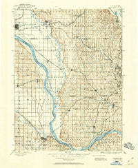Fremont Nebraska Historical topographic map, 1:125000 scale, 30 X 30 Minute, Year 1893