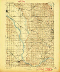 Fremont Nebraska Historical topographic map, 1:125000 scale, 30 X 30 Minute, Year 1896