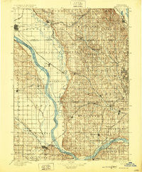 Fremont Nebraska Historical topographic map, 1:125000 scale, 30 X 30 Minute, Year 1896