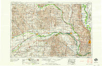 Fremont Nebraska Historical topographic map, 1:250000 scale, 1 X 2 Degree, Year 1958